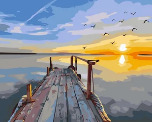 Obraz Malowanie Po Numerach Zestaw 40X50 Prezent - Malowanie po numerach - miniaturka - grafika 1