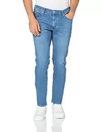 Spodenki męskie - BRAX Męskie spodnie dżinsowe Slim Fit Style Chuck Stretch bawełna, Light Blue Used, 42W / 32L - miniaturka - grafika 1
