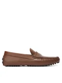 Mokasyny męskie - BOSS Mokasyny Driver Mocc 50545089 Brązowy - miniaturka - grafika 1