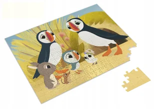 PUZZLE Wyspa Puffinów Puffin Rock + IMIĘ Pudełko 120 el. #6 - Puzzle - miniaturka - grafika 1