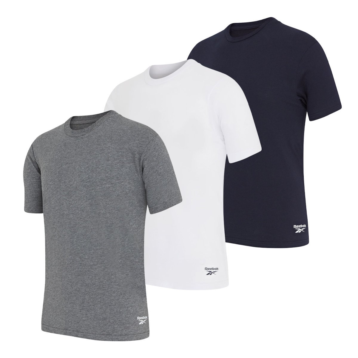 Koszulka męska Reebok C8273CN3PKE CREW NECK SANTO Wielokolorowa