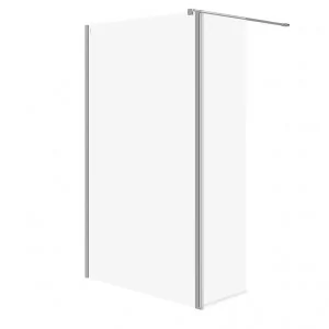 CERSANIT S601-181 MILLE WALK-IN Z RUCHOMĄ ŚCIANKĄ CHROM 120X50X200 - Ścianki i drzwi prysznicowe - miniaturka - grafika 1