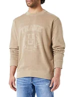 Bluzy męskie - BOSS Męska bluza Weneoncrew, Medium Beige263, XL - miniaturka - grafika 1