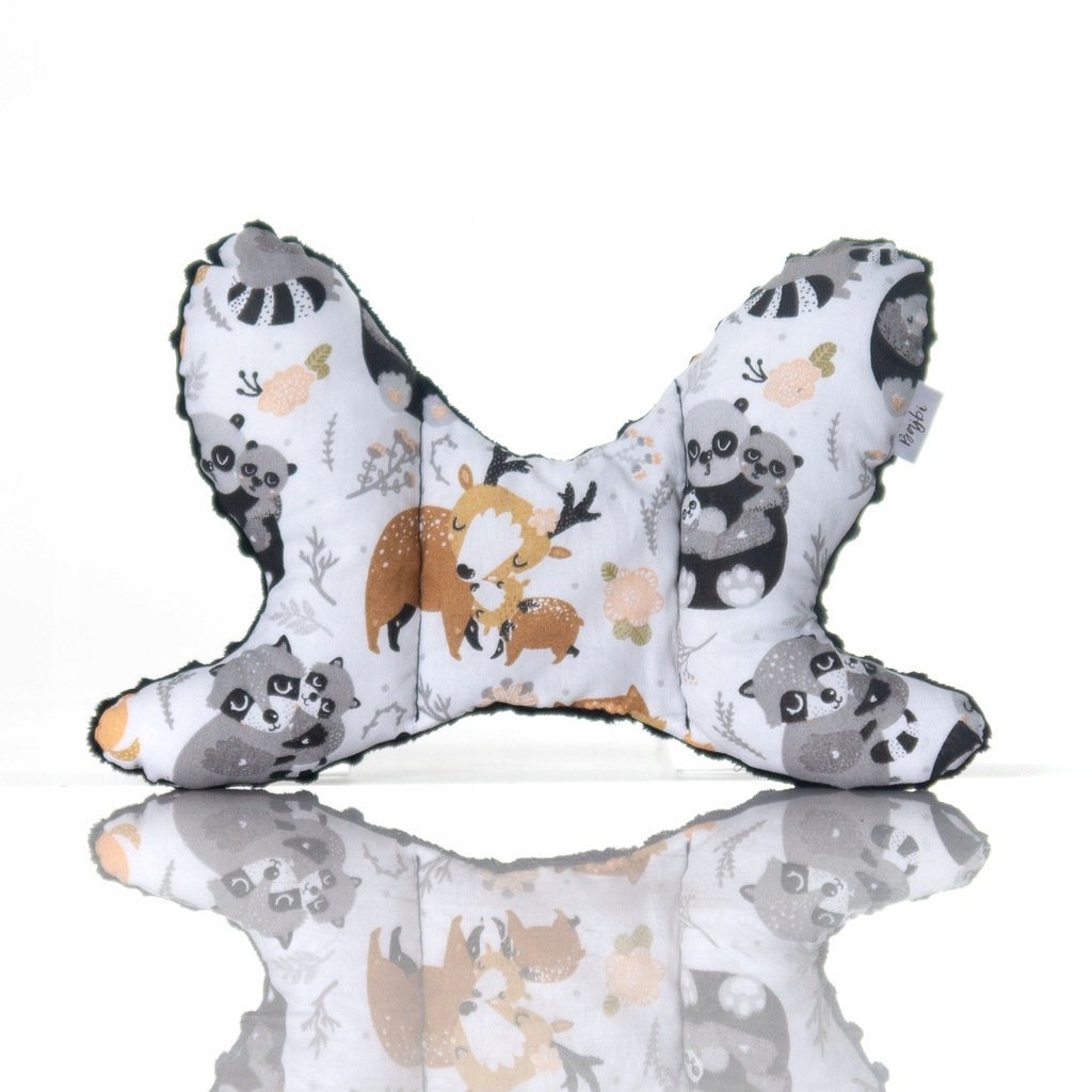 Poduszka Podróżna Motylek Antywstrząsowy Minky