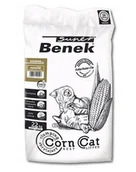 Żwirek dla kotów - BENEK Super Corn Cat Golden knaturalny żwirek kukurydziany dla kota, 35 l - miniaturka - grafika 1