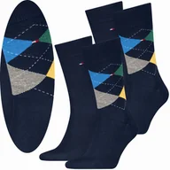 Skarpetki męskie - Tommy Hilfiger Skarpety Męskie 39-42 Romby - miniaturka - grafika 1