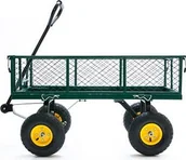 Taczki - Procter Wózek ogrodowy 4-kołowy ciągniony. Otwierane burty - miniaturka - grafika 1