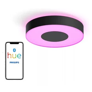 Philips Hue Xamento lampa sufitowa LED 38cm czarna - Lampy sufitowe - miniaturka - grafika 1