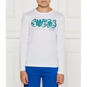 Koszulki dla chłopców - Guess Longsleeve | Slim Fit - miniaturka - grafika 1