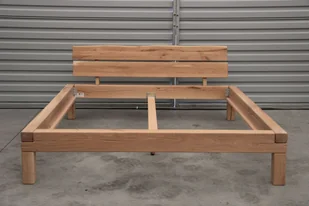 Łóżko Rama Jangali #212 Dębowa Olejowana Bielona 180X200 Cm B 6469 - Łóżka - miniaturka - grafika 1