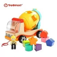 Sortery dla dzieci - Top Bright betoniarka drewniana sorter Nowa - miniaturka - grafika 1