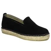 Espadryle damskie - Maciejka Espadryle damskie wsuwane czarne-39 - miniaturka - grafika 1