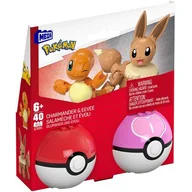 Klocki - Mega Pokemon Charmander i Evee Poke Balle - miniaturka - grafika 1