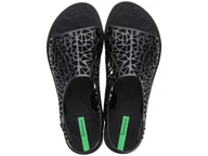 Sandały damskie - Sandały damskie Sportowe Ipanema SHAPE Płaskie Eleganckie Wygodne Czarne 39 - miniaturka - grafika 1