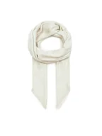 Czapki i chusty sportowe damskie - Calvin Klein Chusta Large Monogram Jacquard Scarf K60K611740 Szary - miniaturka - grafika 1