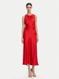 Imperial Sukienka koktajlowa AEQJJBA Czerwony Regular Fit - Sukienki - miniaturka - grafika 1