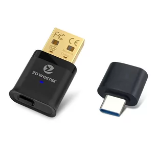 Nadajnik Audio Bluetooth 5.0 USB B0310 aptX 20m - Kable - miniaturka - grafika 1