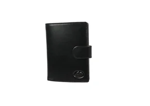 Portfel Męski Skórzany EL FORREST Skóra Duży Pionowy Bez Zapięcia Jedno Skrzydełko 1403 67 RFID CZARNY 13 x 10 x 2.5 [cm] - Portfele - miniaturka - grafika 5