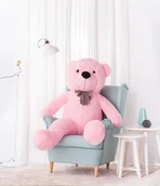 Maskotki i pluszaki - Miś Gustaw, Duży Miś Classico, różowy, 160 cm - miniaturka - grafika 1