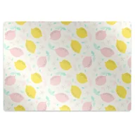 Podnóżki, podpórki, podkładki - Podkładka pod krzesło obrotowe Cytryny 100x70 cm - miniaturka - grafika 1