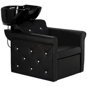 Myjki fryzjerskie - Myjnia myjka fryzjerska barberska Milo do salonu fryzjerskiego barberskiego ruchoma misa ceramiczna armatura bateria słuchawka - miniaturka - grafika 1