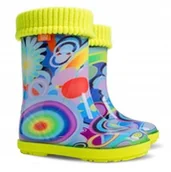 Buty dla dziewczynek - Kalosze dziecięce HAWAI LUX EXCLUSIVE EC (28-35) DEMAR 34/35 - miniaturka - grafika 1