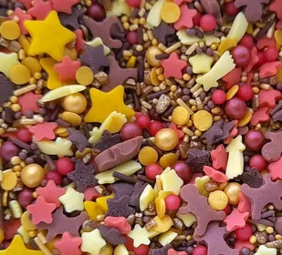 Posypka Cukrowa Święta Boże Narodzenie Piernikowy Mix 25G - Dodatki do ciast w proszku - miniaturka - grafika 1