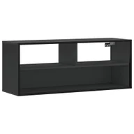 Szafki RTV - vidaXL Szafka pod TV czarna 100x31x39,5 cm materiał drewnopochodny i metal - miniaturka - grafika 1