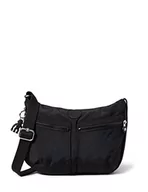 Torebki damskie - Kipling Womens IZELLAH Crossbody, Black Noir, 12 x 33 x 23 cm, czarny czarny, 12x33x23 cm - miniaturka - grafika 1