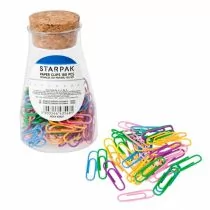 STARPAK Spinacze kolorowe 150el - Spinacze i klipsy do papieru - miniaturka - grafika 1