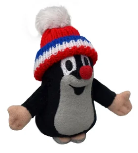 Krecik i Przyjaciele, maskotka w czapeczce, 12 cm - Maskotki i pluszaki - miniaturka - grafika 1
