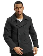 Kurtki męskie - Brandit Pea Coat Kurtka Mężczyźni, Szary, XXL - miniaturka - grafika 1