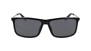 Okulary przeciwsłoneczne - Dragon Damskie okulary przeciwsłoneczne damskie, Błyszcząca czerń z soczewką Lumalens Smoke, Rozmiar uniwersalny - grafika 1