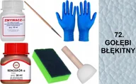 Środki do obuwia i ubrań - GOŁĘBI BŁEKITNY 72 Renoskór ZESTAW DO RENOWACJI SKÓRY LICOWEJ Farba Zmywacz - miniaturka - grafika 1