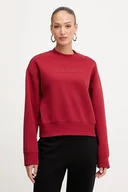 Bluzy damskie - Patrizia Pepe bluza damska kolor czerwony z aplikacją 8M1708 J305 - miniaturka - grafika 1