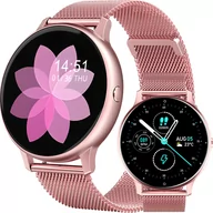 Smartwatch - Smartwatch Zegarek Damski Rozmowy Puls Wodoodporny - miniaturka - grafika 1