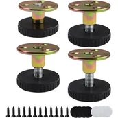 Zawiasy, okucia i inne akcesoria - 4 sztuki nóg meblowych, 26-38 mm Regulowane nogi meblowe, regulowane, wiercone lub samoprzylepne, do krzeseł, stołów, szafek i sof - miniaturka - grafika 1