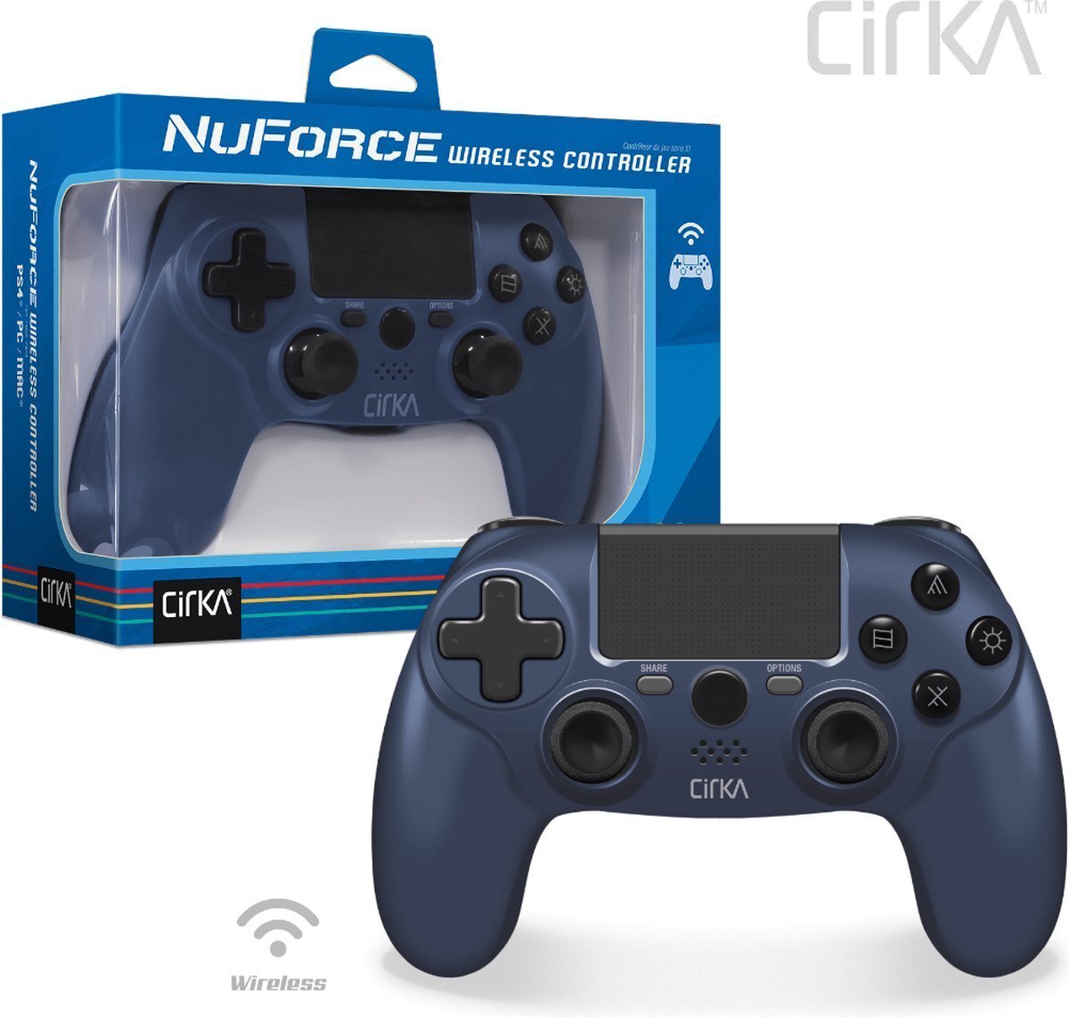 Hyperkin  Cirka NuForce Wireless Game Controller for PS4/PC/Mac Twilight Blue
