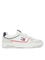 Sneakersy męskie - Tommy Jeans Sneakersy Tjm Cupsole Elevated EM0EM01585 Écru - miniaturka - grafika 1
