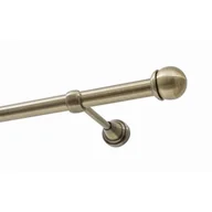 Karnisze - Karnisz DECASTYL Gałka Max pojedynczy 200 cm Mosiądz antyczny - miniaturka - grafika 1