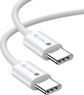 Kable USB - Kabel USB Techly USB-C - USB-C 2 m Biały (ICOC-MU4-20G240W2) - miniaturka - grafika 1