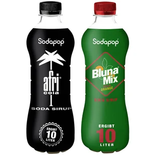 2x SYROP SODAPOP AFRI COLA + COLA POMARAŃCZA DO SATURATORA KONCENTRAT 500ml - Syropy i koncentraty owocowe - miniaturka - grafika 1