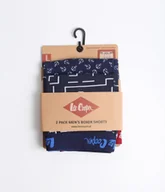 Majtki męskie - Bokserki 2-pak DUOBOX 9540 BLACK NAVY-XXL - miniaturka - grafika 1