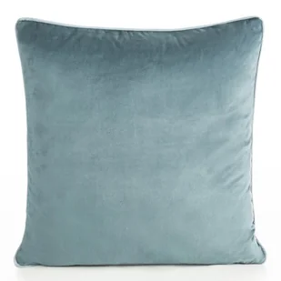 Poszewka dekoracyjna 60x60 Gaja niebieska ciemna obszyta dekoracyjną lamówką welwetowa Eurofirany - Poszewki na poduszki Poszewka dekoracyjna 60x60 Gaja niebieska ciemna obszyta dekoracyjną lamówką welwetowa Eurofirany - Poszewki na poduszki - miniaturka - grafika 1