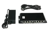 Switche - Switch PoE 8-portowy 24V/48V Gigabitowy - miniaturka - grafika 1