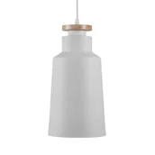 Lampy sufitowe - Beliani Lampa wisząca Lampa wisząca metalowa biała NEVA 75461 - miniaturka - grafika 1