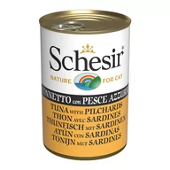 Mokra karma dla kotów - Schesir w galarecie, 6 x 140 g - Tuńczyk i sardynki - miniaturka - grafika 1