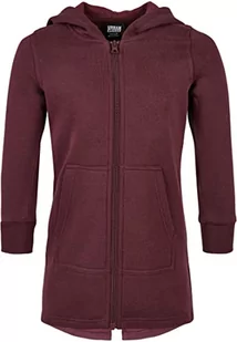 Urban Classics Dziewczęca kurtka parka Sweat, Redwine, 134/140 cm - Kurtki i płaszcze dla dziewczynek - miniaturka - grafika 1