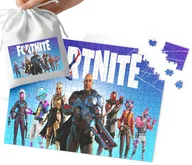 Puzzle - PUZZLE - FORTNITE WZORY Z BAJEK I GIER PREZENT DLA DZIECI 110EL + WORECZEK - miniaturka - grafika 1