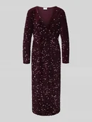 Sukienki - Sukienka midi z dekoltem w serek model ‘FAITH’ - miniaturka - grafika 1